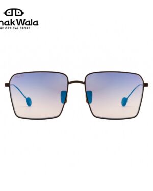 N18108SCL4 – Blue Mirror Square Shaped Unisex Sunglasses