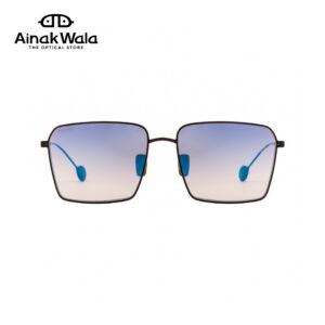 N18108SCL4 – Blue Mirror Square Shaped Unisex Sunglasses